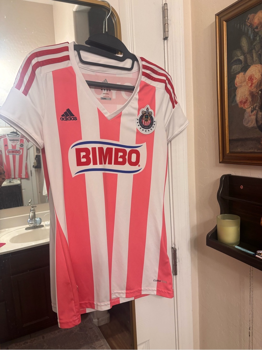 Adidas Chivas De Guadalajara
2012-13 Pink Women's Jersey